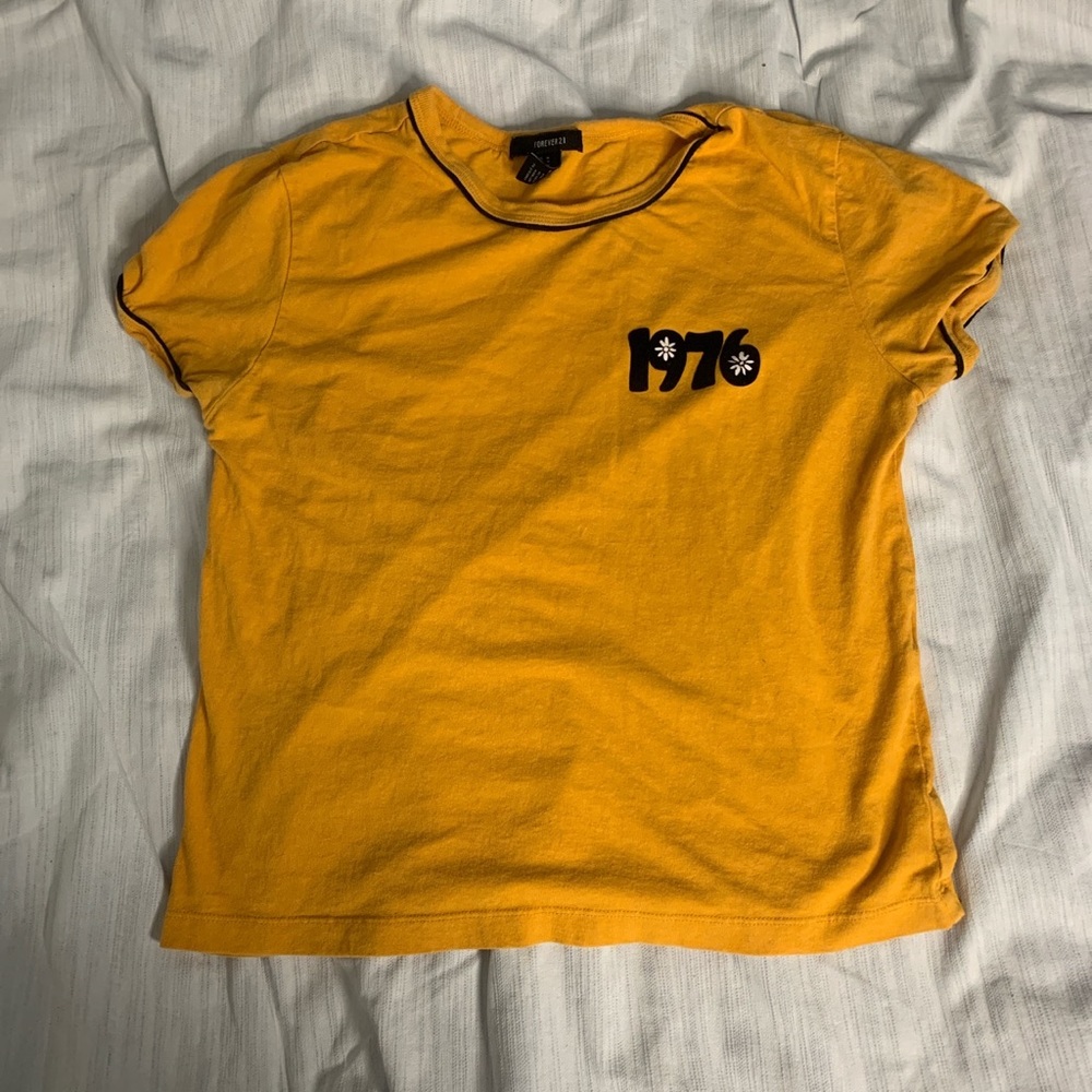 Forever 21 M Yellow 1976 Shirt